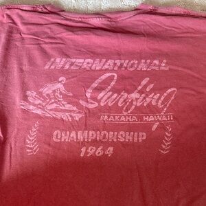 Vintage red Surfing Championship T-Shirt